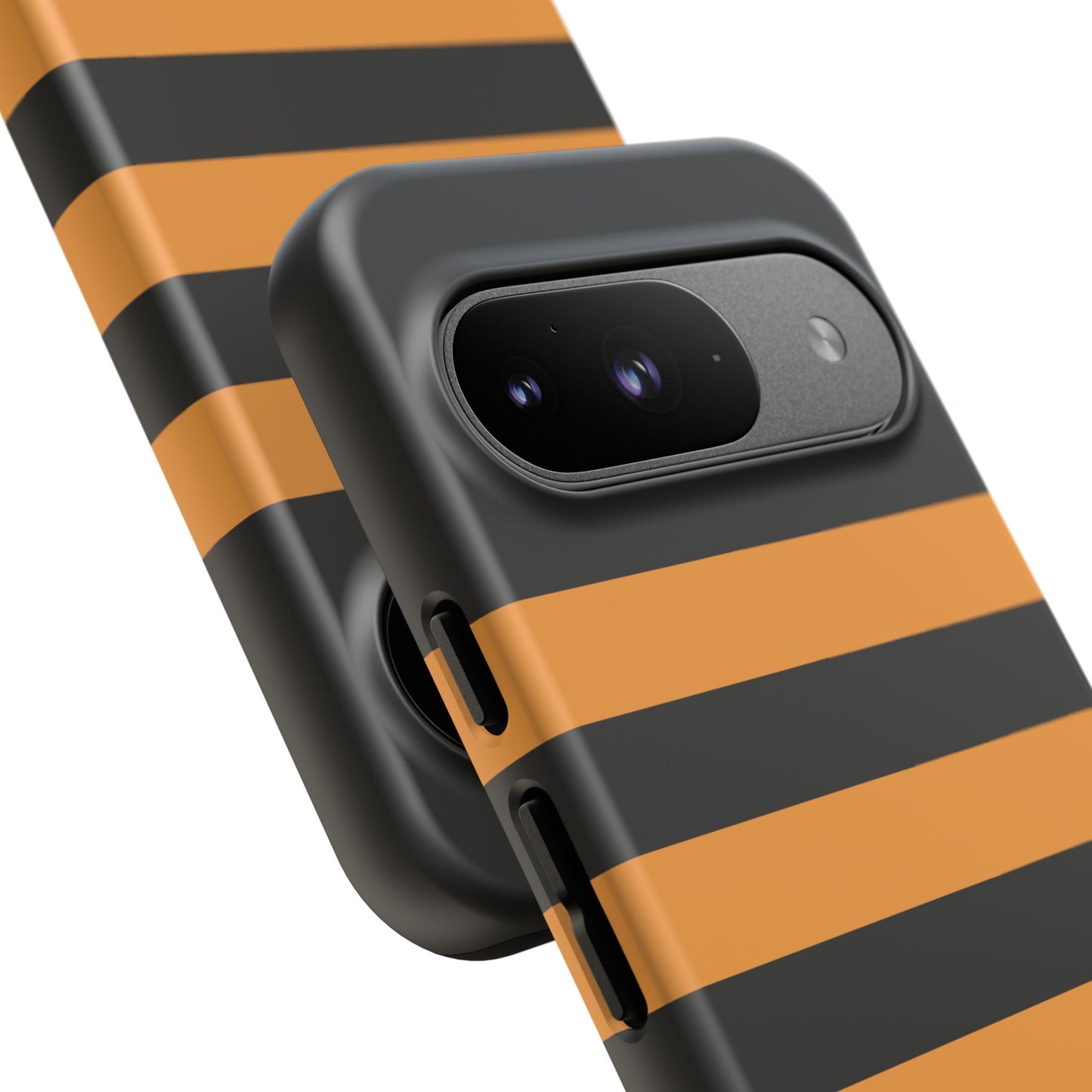 osbina | The Horizon Stripe Case in Black + Orange | The Season Collective