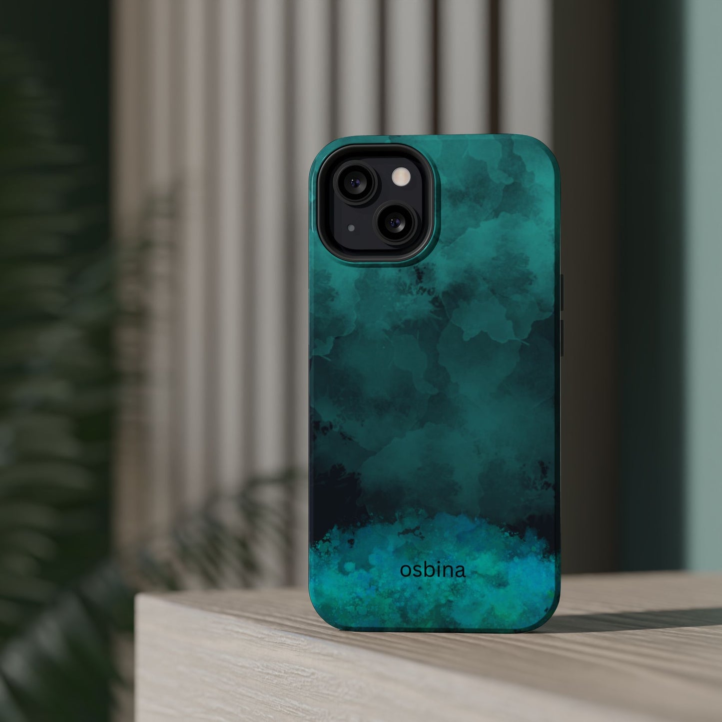 osbina | MagSafe compatible for iPhone | Midnight Aurora Phone Case | Modern Muse Collection