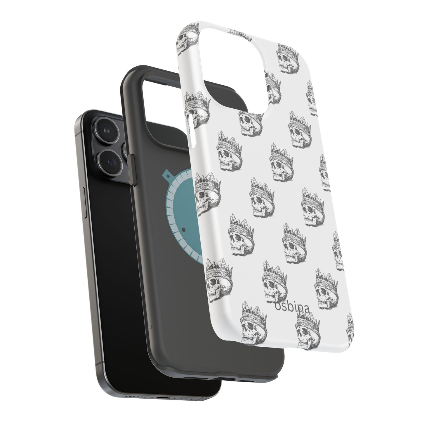 osbina | MagSafe compatible for iPhone | Skulls Royale Phone Case | Season Collective Collection