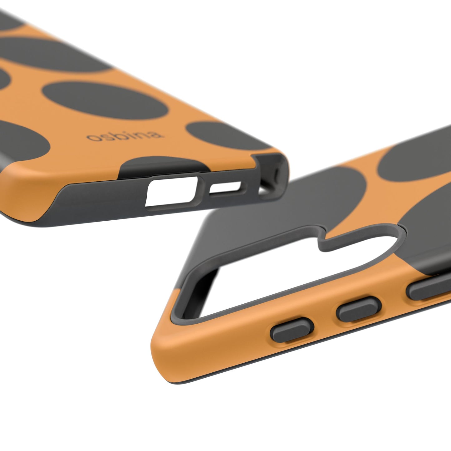osbina | The Bubble Statement Case in Orange + Black | The Season Collective