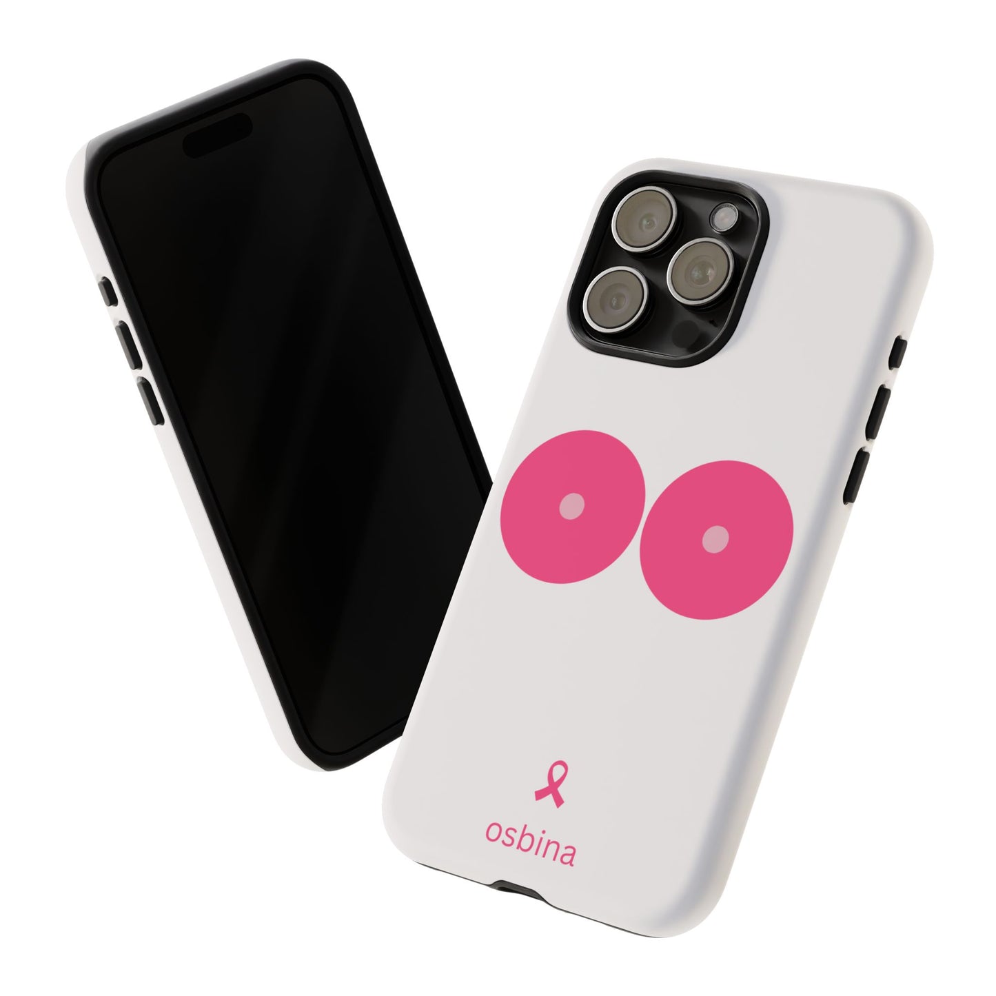 osbina | Limited Edition The Check Your Tatas Case in Light Pink + Soft Pink + Hot Pink | The Pink October Collection | Inspired By