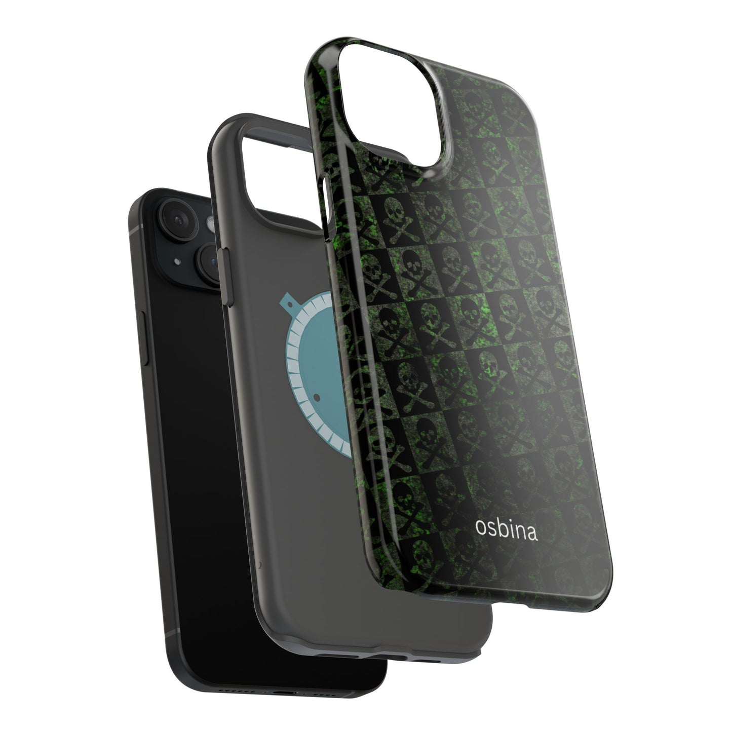 osbina | MagSafe compatible for iPhone | Skull & Crossbones Phone Case | Season Collective Collection