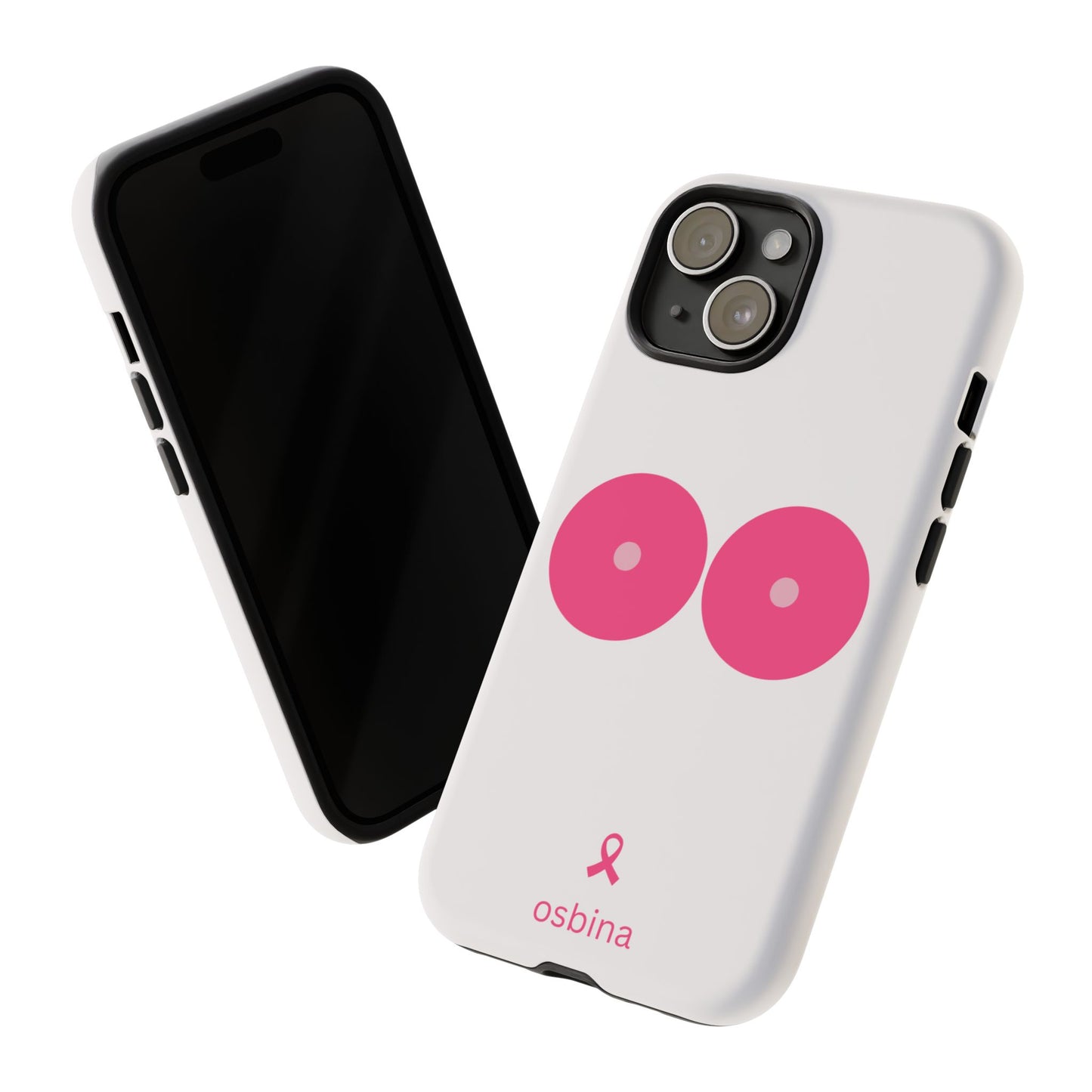 osbina | Limited Edition The Check Your Tatas Case in Light Pink + Soft Pink + Hot Pink | The Pink October Collection | Inspired By