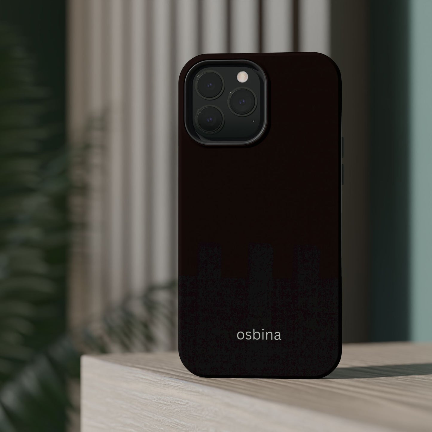 osbina | MagSafe compatible for iPhone | The Onyx Phone Case | Modern Man Collection