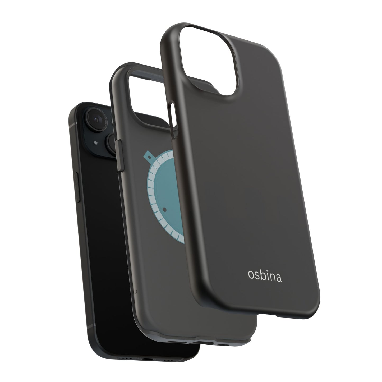 osbina | MagSafe compatible for iPhone | The Onyx Phone Case | Modern Man Collection