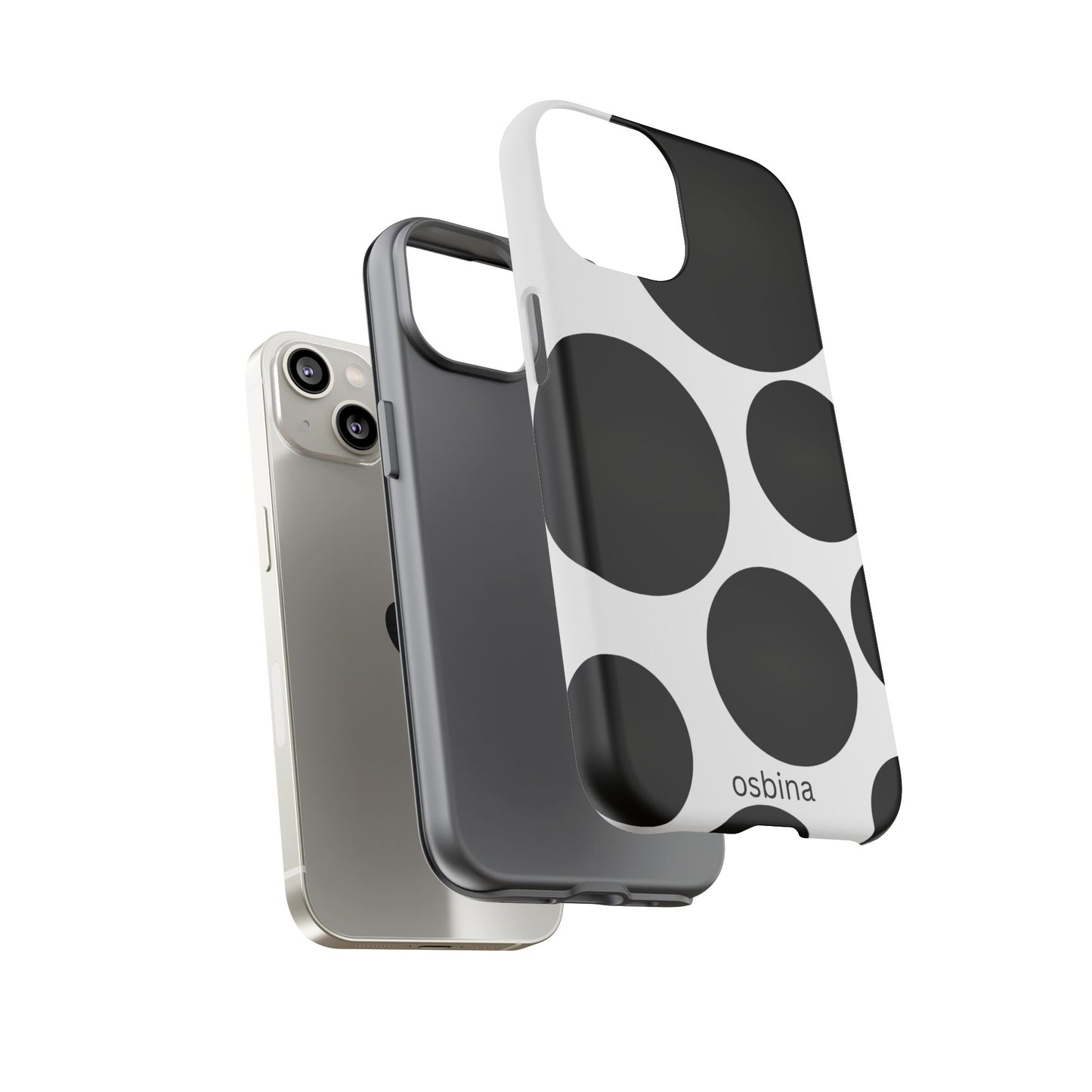 osbina | The Noir Bubbles Phone Case | Modern Muse Collection