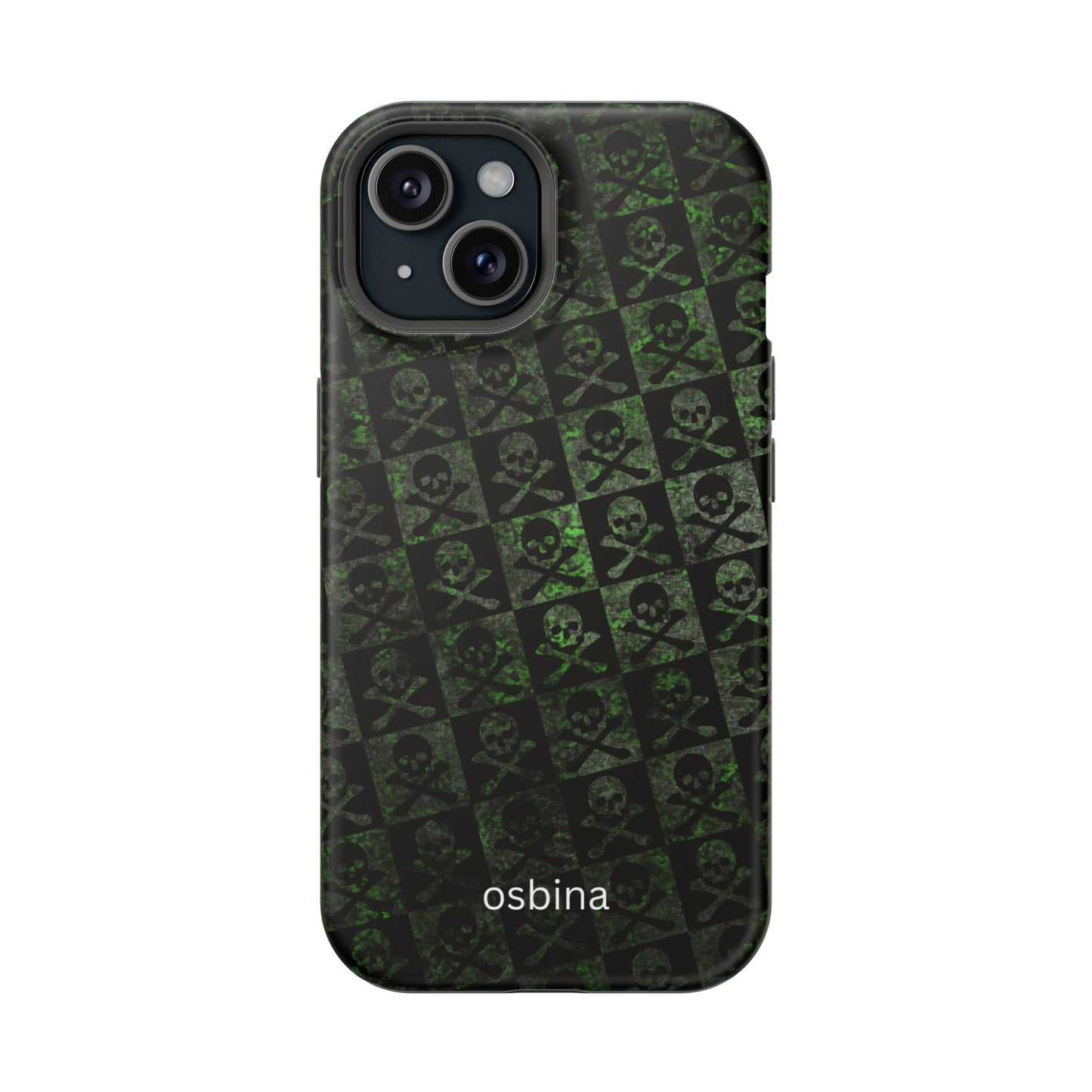 osbina | MagSafe compatible for iPhone | Skull & Crossbones Phone Case | Season Collective Collection