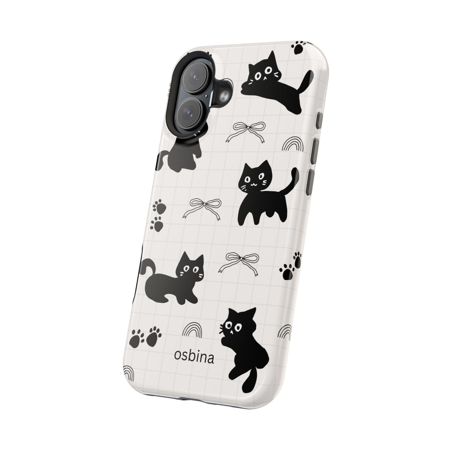 osbina | MagSafe compatible for iPhone | Meow Mode Cat Phone Case | The Season Collective