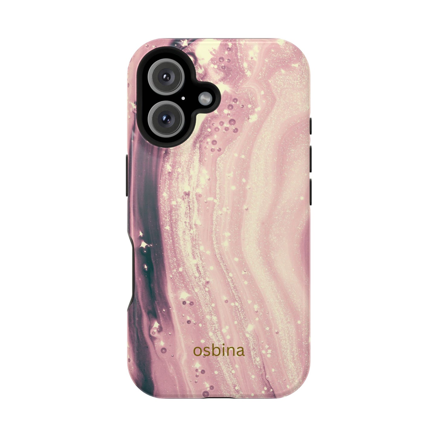 osbina | MagSafe compatible for iPhone | The Amethyst Glow Phone Case | Modern Muse Collection