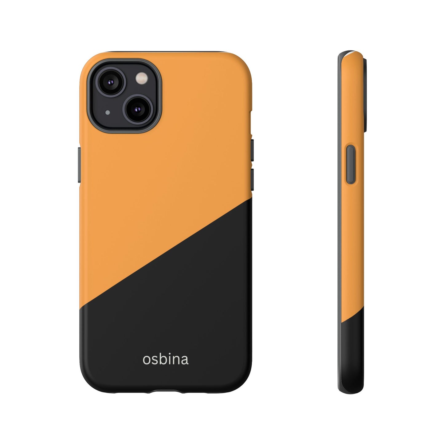 osbina | Bold Moves Only — The Orange + Black Split Diagonal Case | The Season Collective