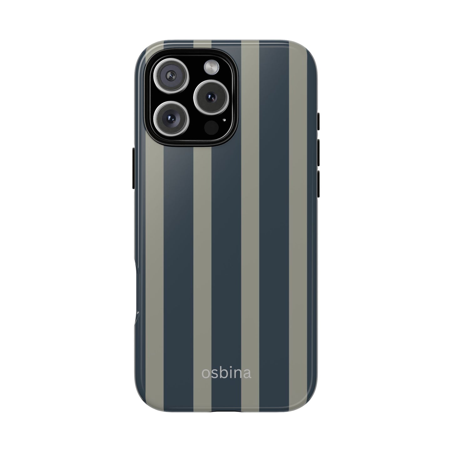 osbina | Grayhaven Navy & Gray Sophisticated Phone Case | Modern Muse Collection