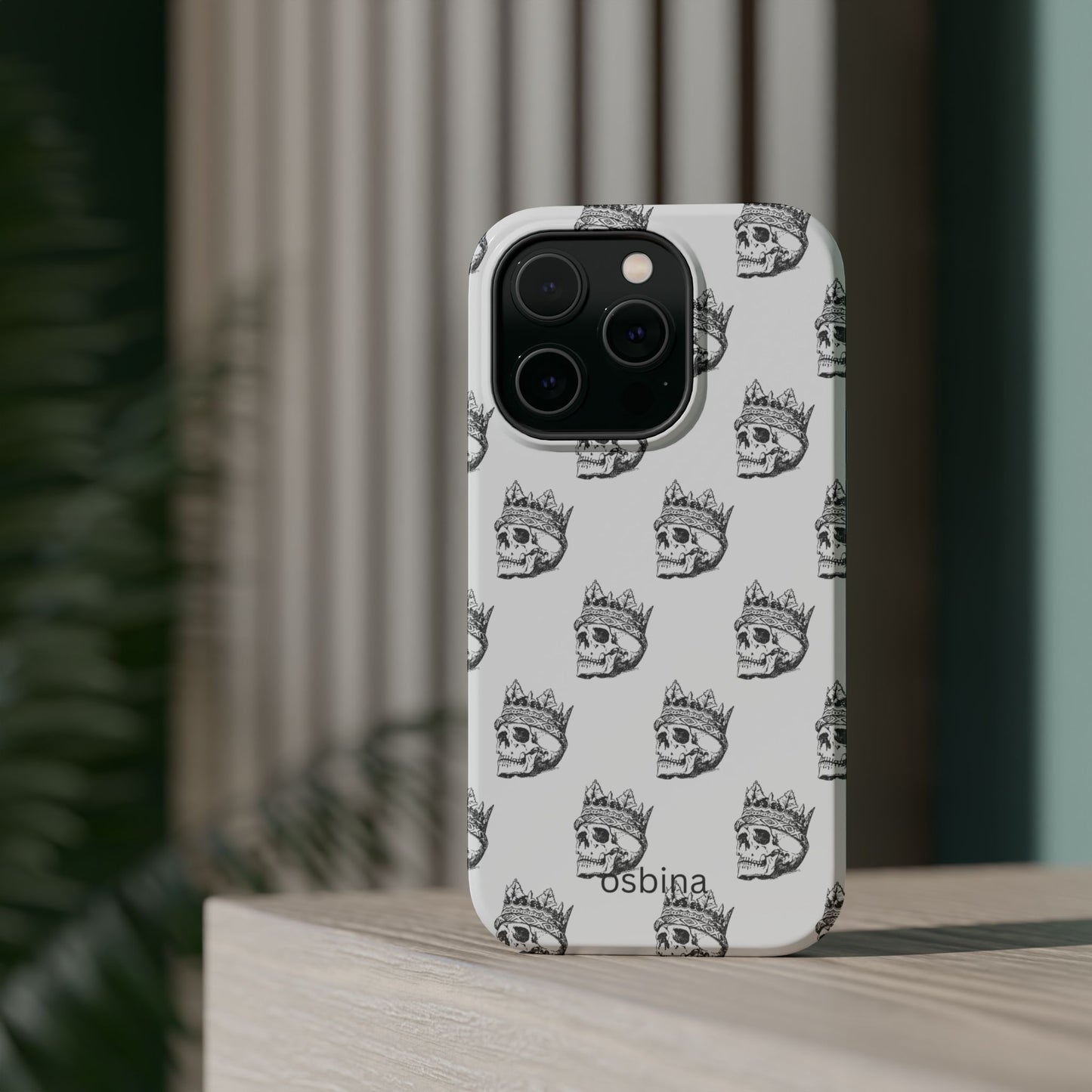 osbina | MagSafe compatible for iPhone | Skulls Royale Phone Case | Season Collective Collection