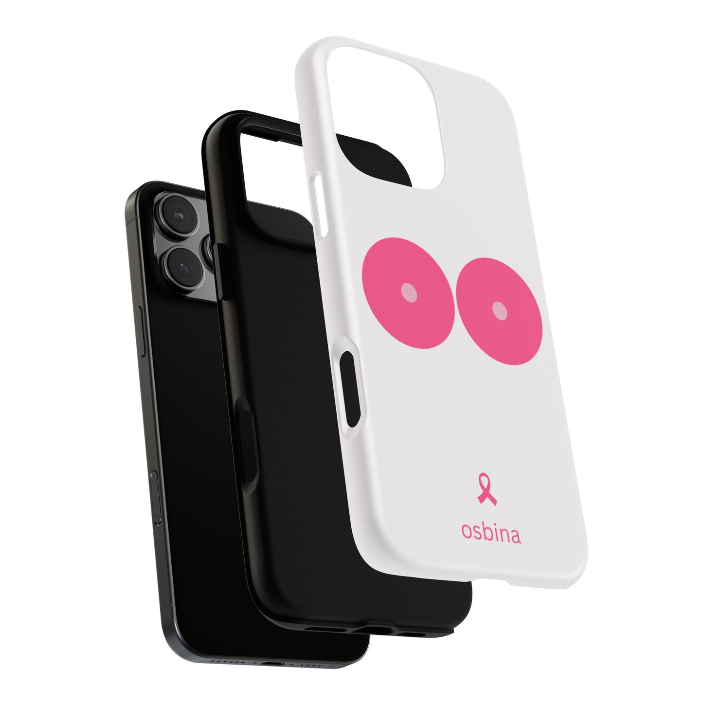 osbina | Limited Edition The Check Your Tatas Case in Light Pink + Soft Pink + Hot Pink | The Pink October Collection | Inspired By