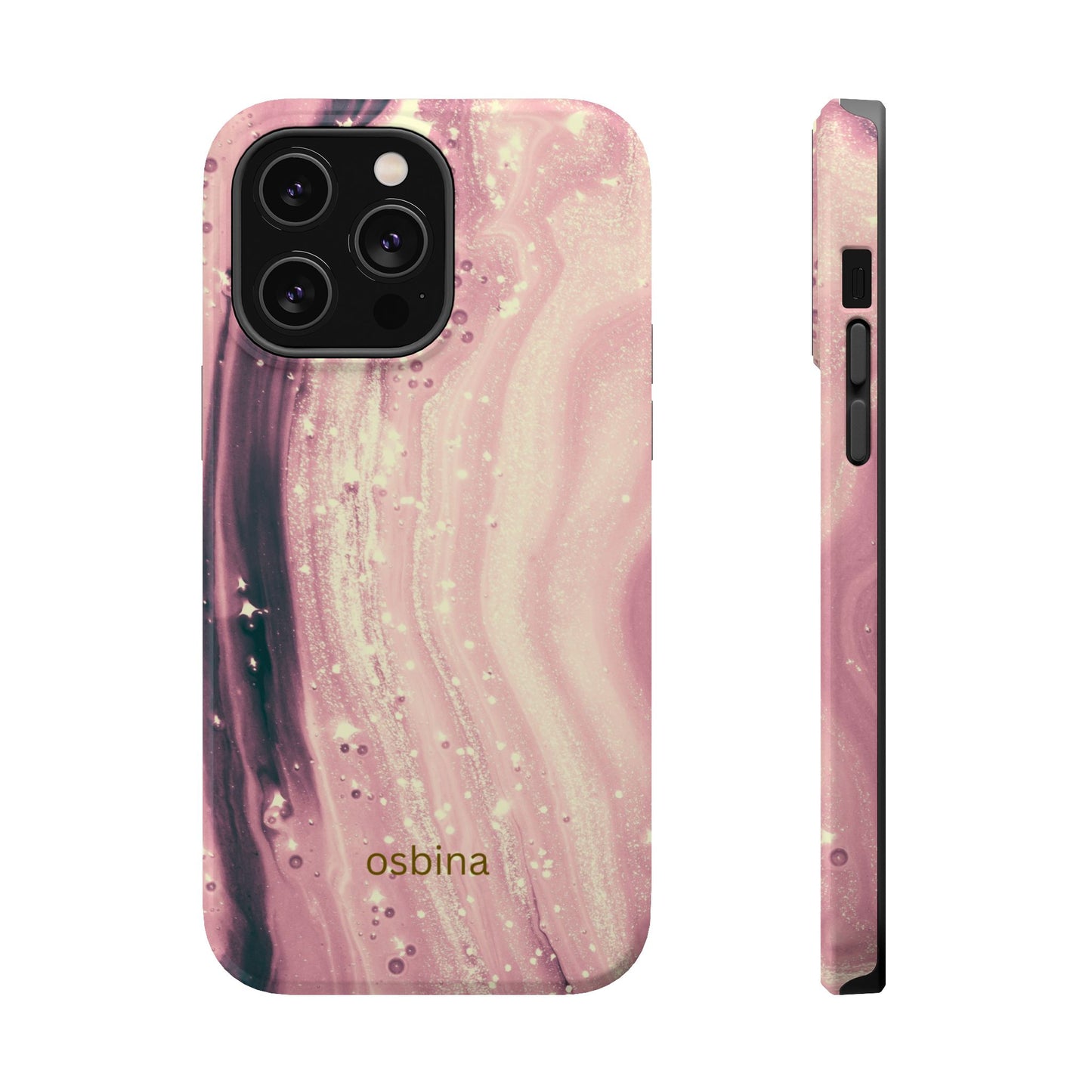osbina | MagSafe compatible for iPhone | The Amethyst Glow Phone Case | Modern Muse Collection