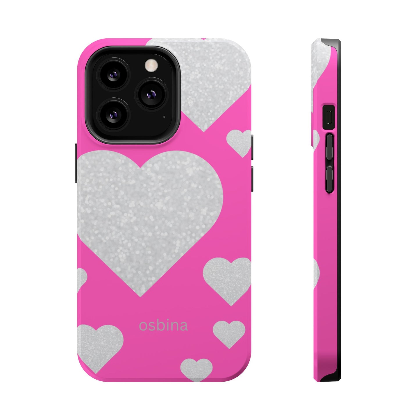 osbina | MagSafe compatible for iPhone | The Shimmering Love Case | YAYOU Collection Supporting Shine Like Sable