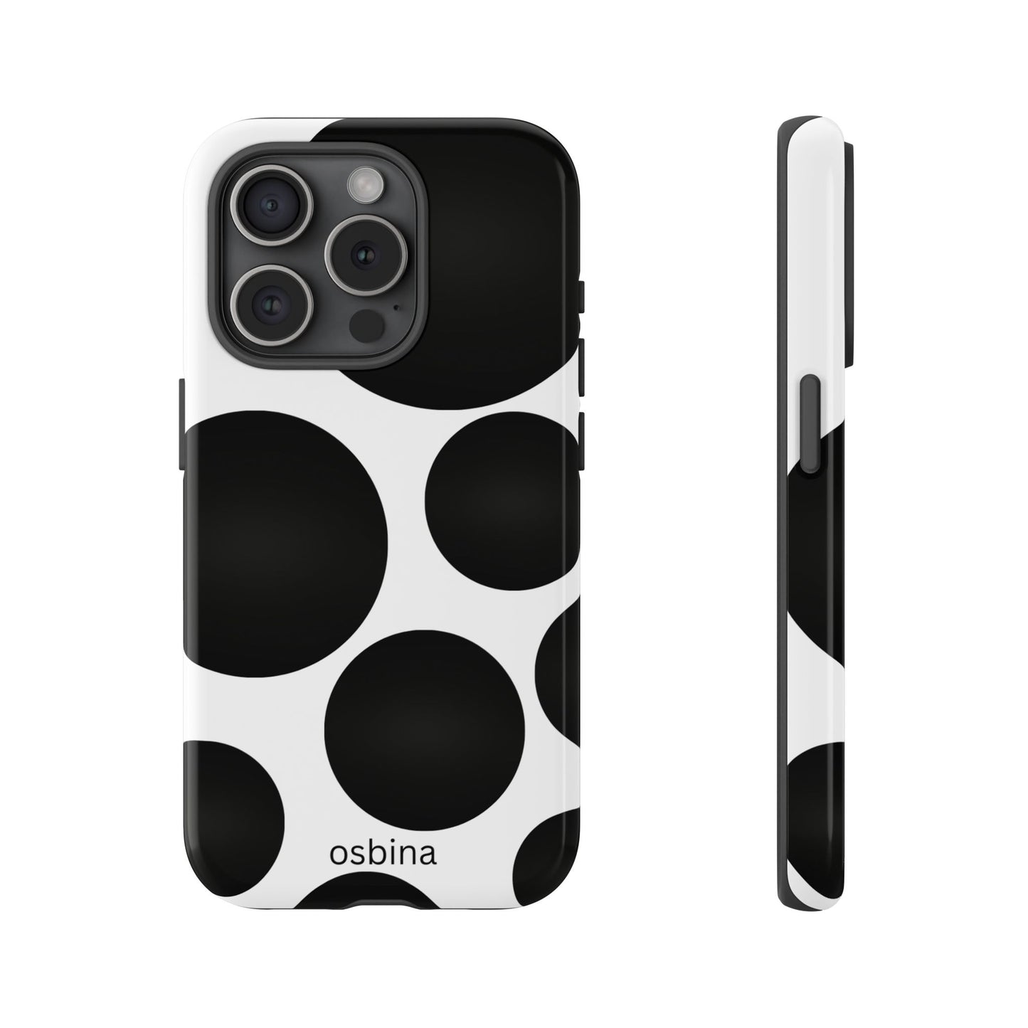 osbina | The Noir Bubbles Phone Case | Modern Muse Collection