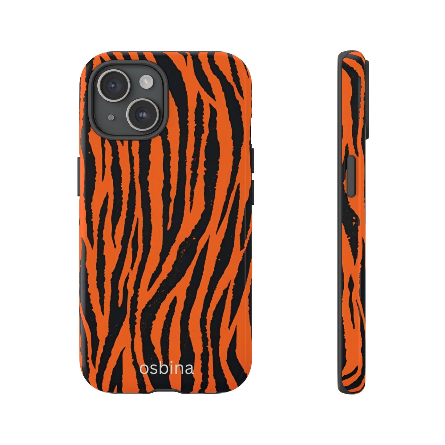 osbina | Tiger, But Make It Chic — The Bengal Stripe Case in Orange + Black | The Season Collective