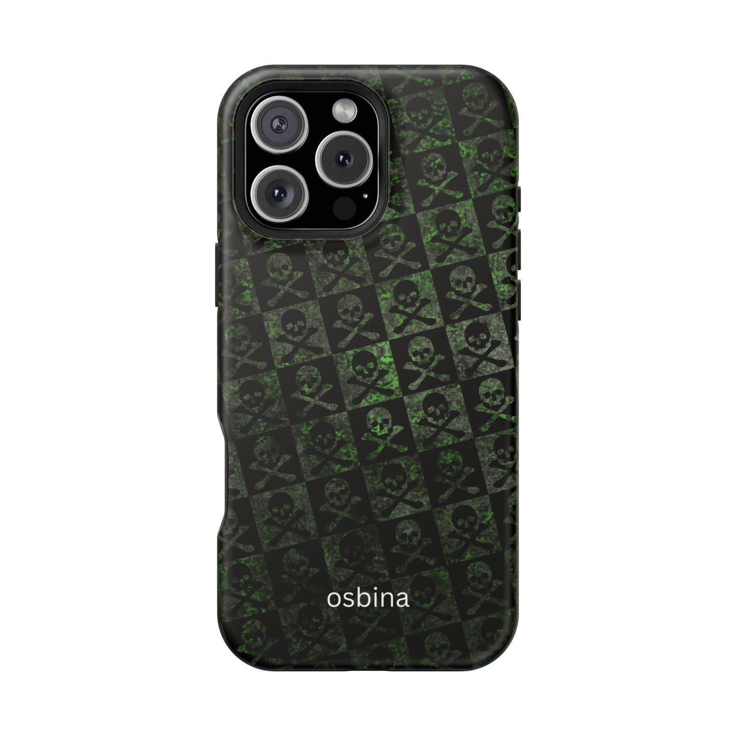 osbina | MagSafe compatible for iPhone | Skull & Crossbones Phone Case | Season Collective Collection