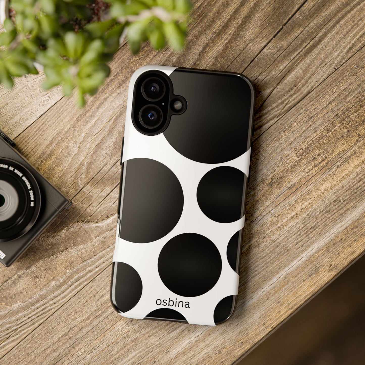osbina | The Noir Bubbles Phone Case | Modern Muse Collection