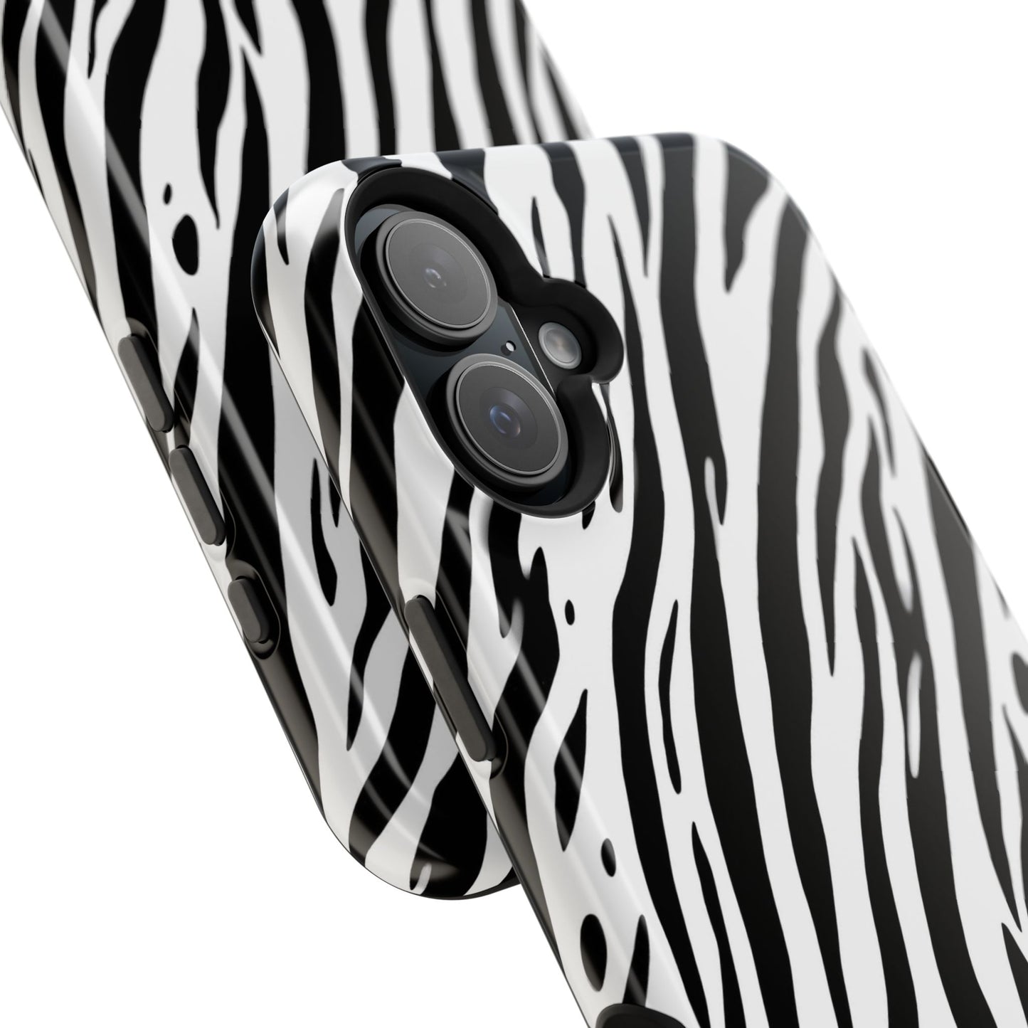 osbina | MagSafe Compatible for iPhone | The Bengal Bold Stripe Case in White + Black | The Season Collective