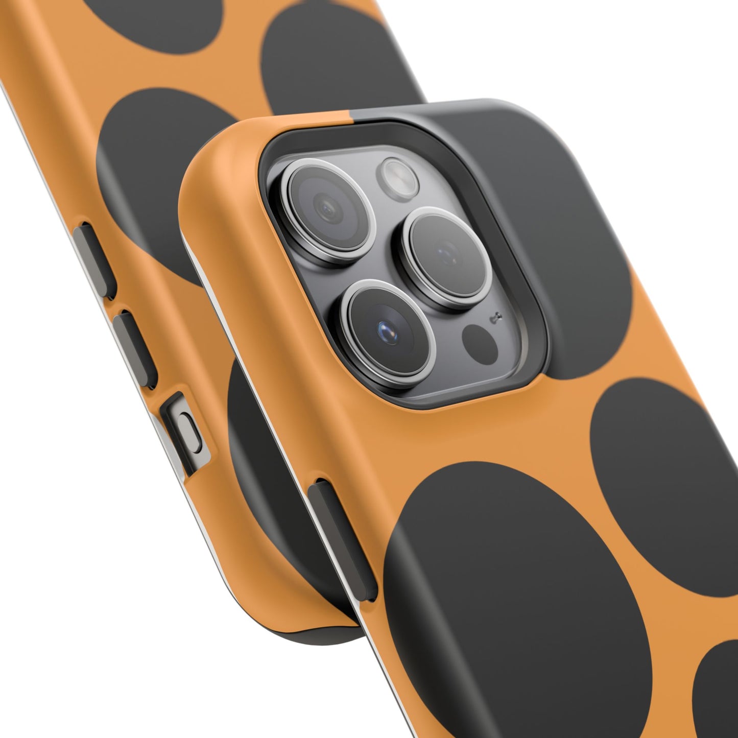 osbina | MagSafe Compatible for iPhone | The Bubble Statement Case in Orange + Black | The Season Collective