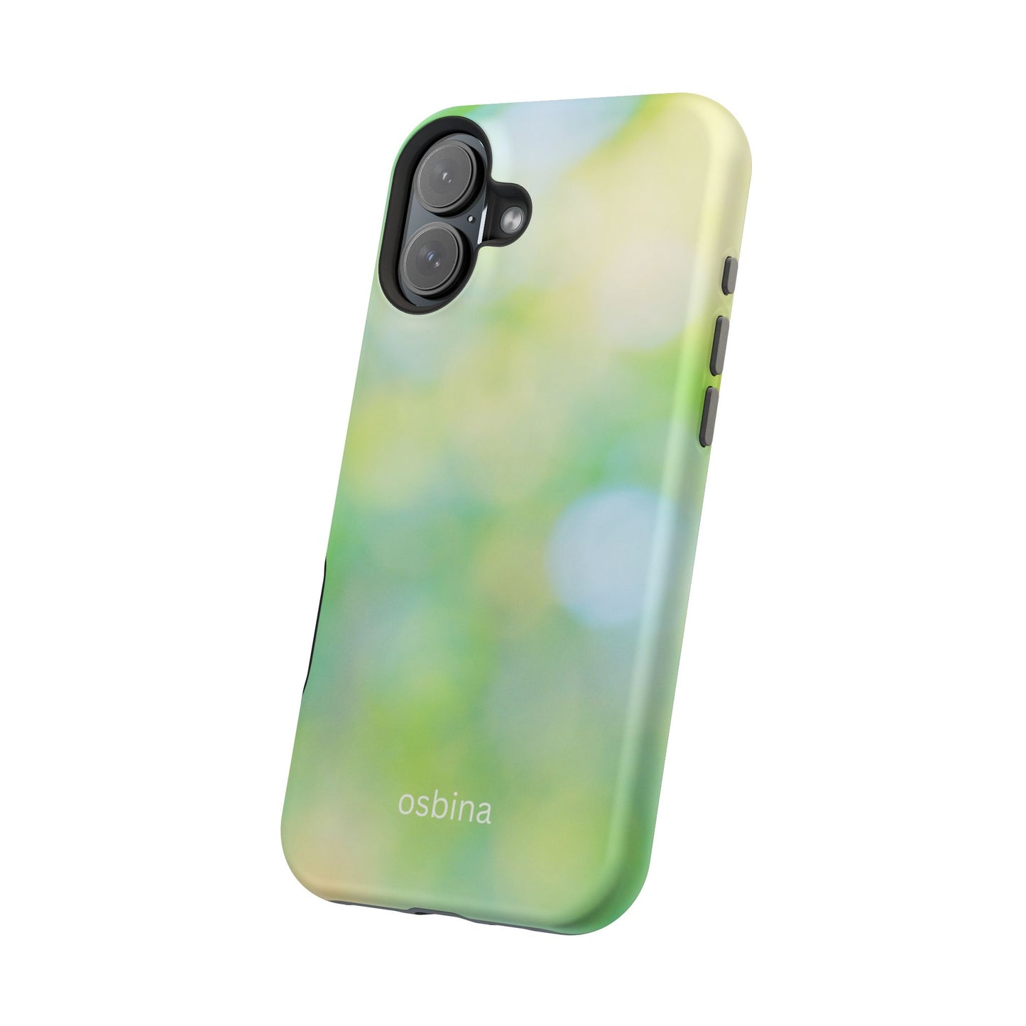 osbina | MagSafe compatible for iPhone | The Veridian Orbs Phone Case | Color Edit Collection