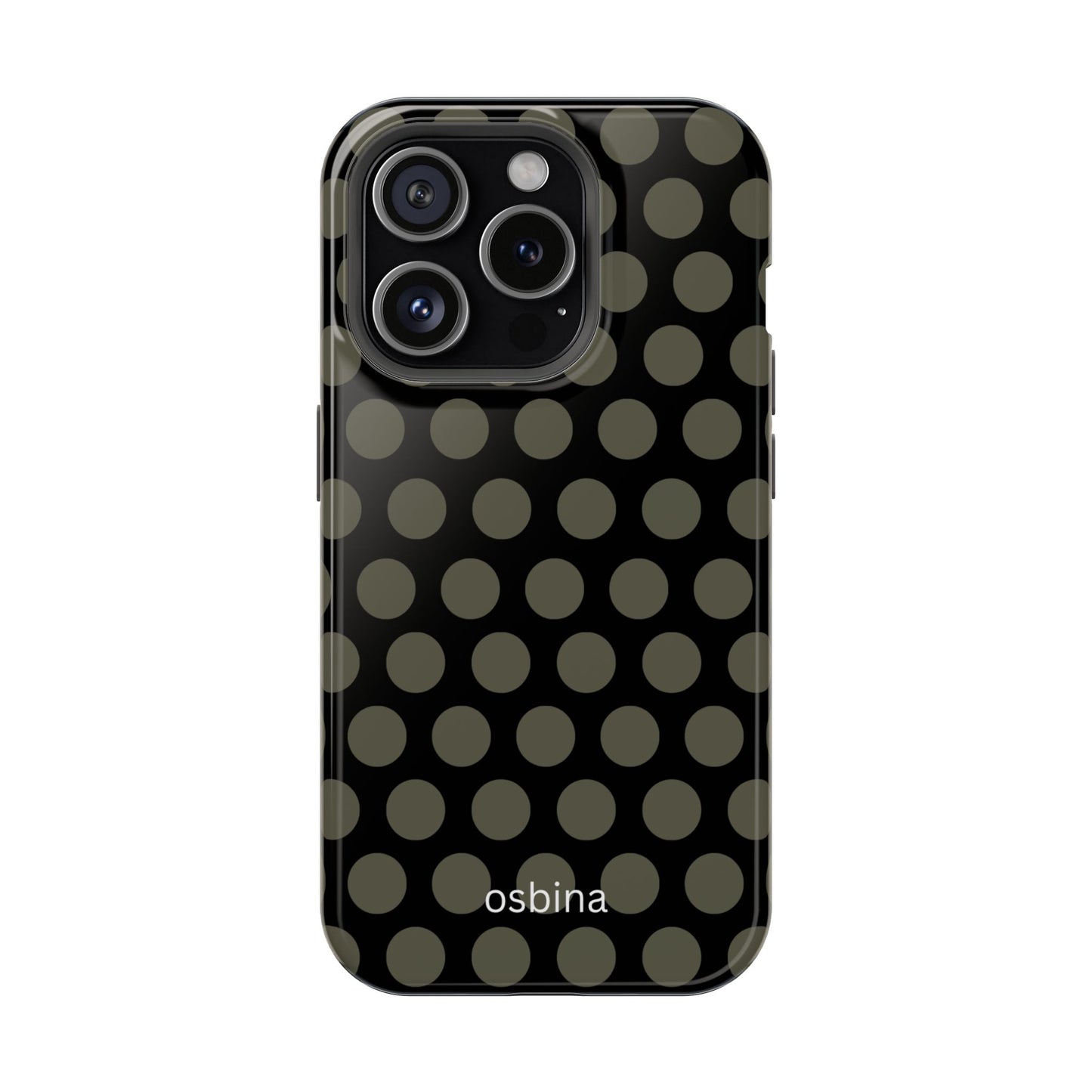 osbina | MagSafe compatible for iPhone | Onyx Chic Phone Case | Modern Muse Collection
