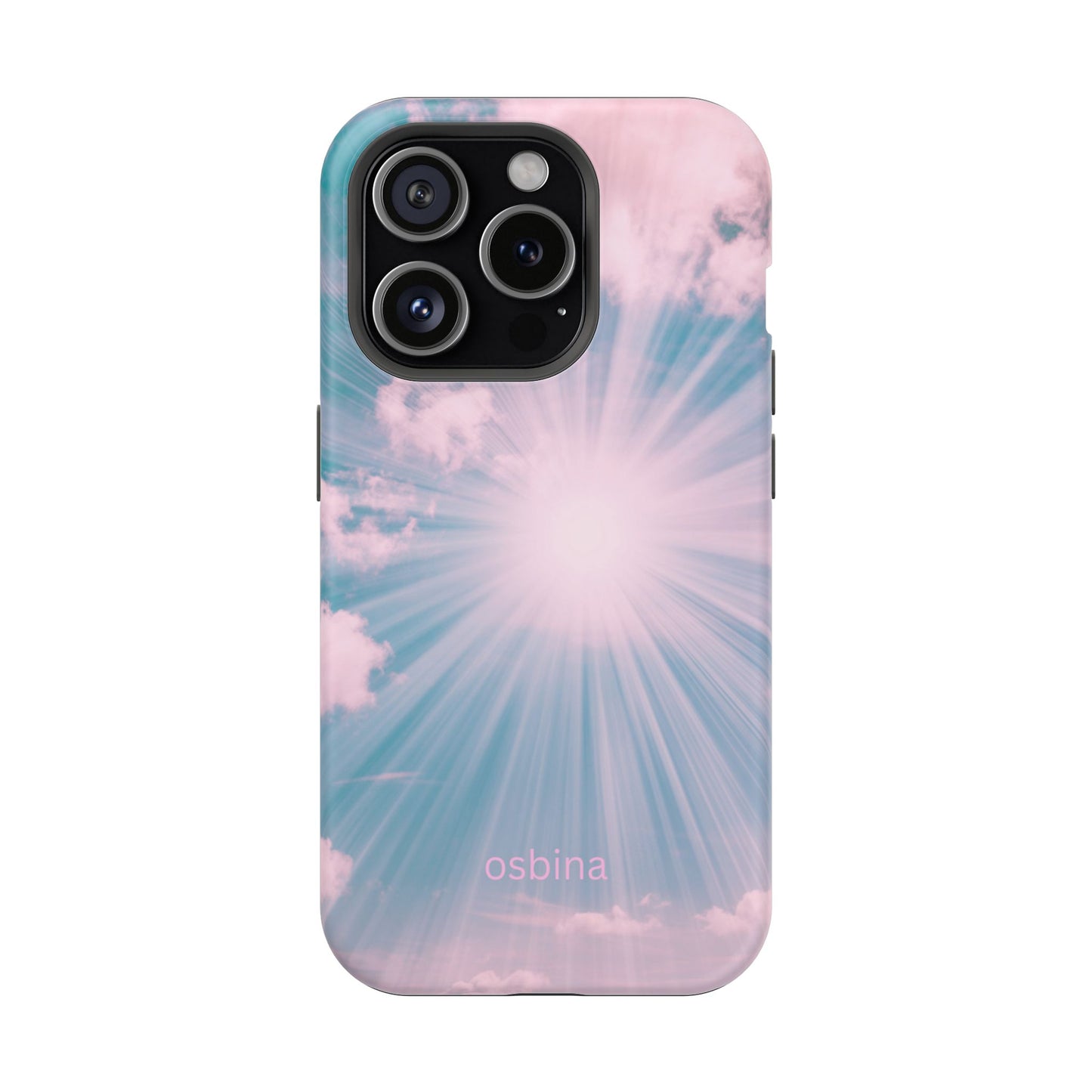 osbina | MagSafe compatible for iPhone | The Sunburst Skies Case | YAYOU Collection Supporting Shine Like Sable