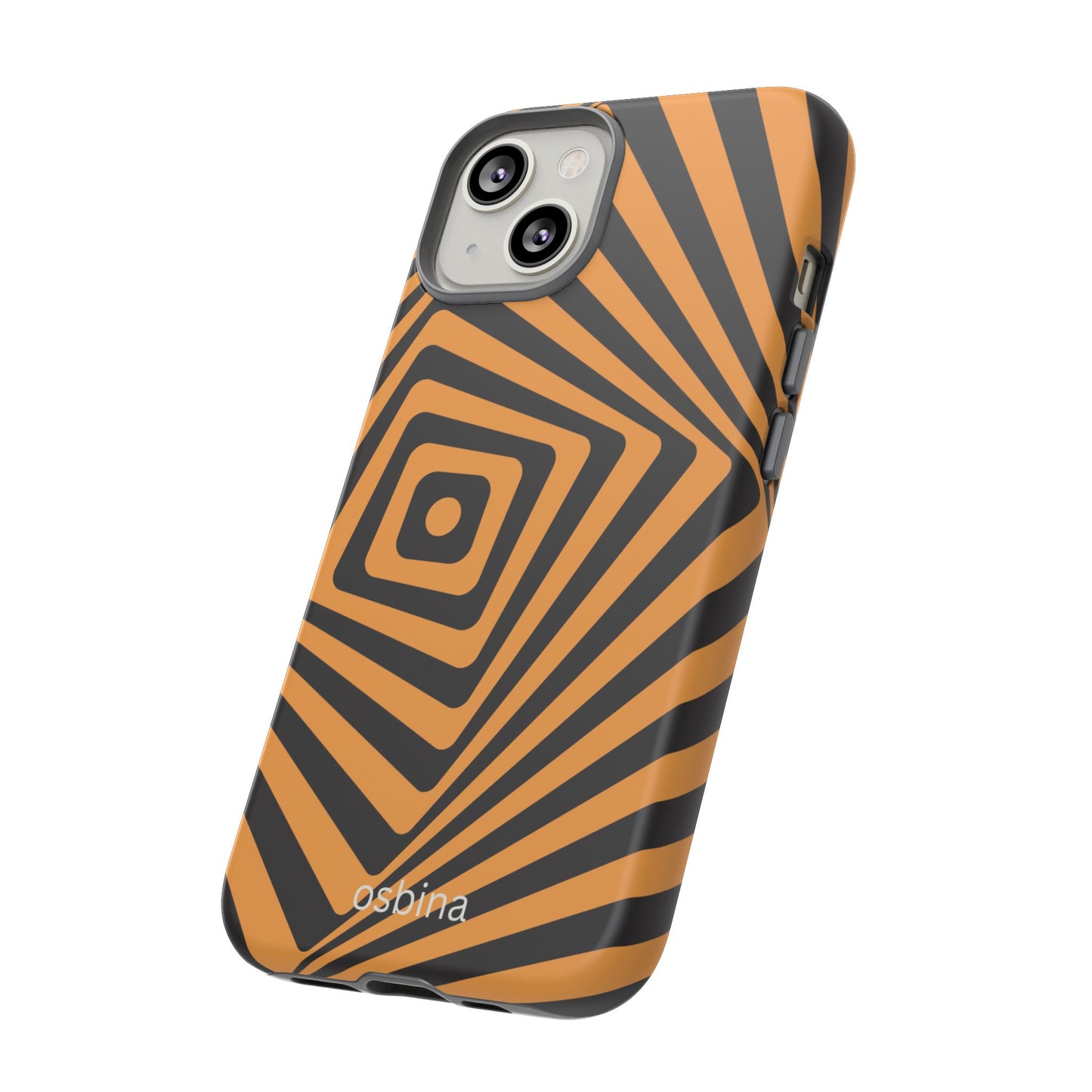 osbina | Step Into the Zone — The Orange + Black Spiral Case | The Season Collective