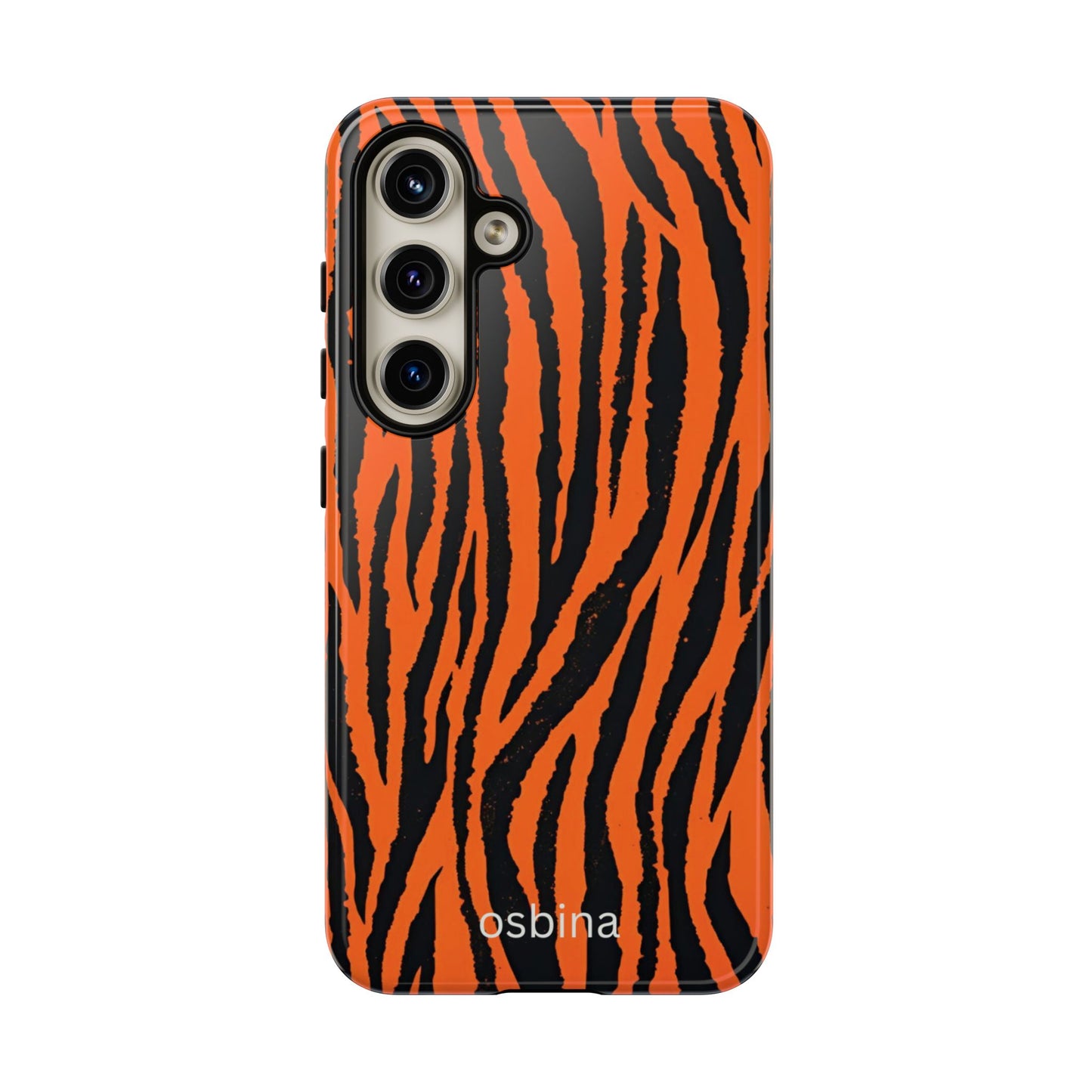 osbina | Tiger, But Make It Chic — The Bengal Stripe Case in Orange + Black | The Season Collective