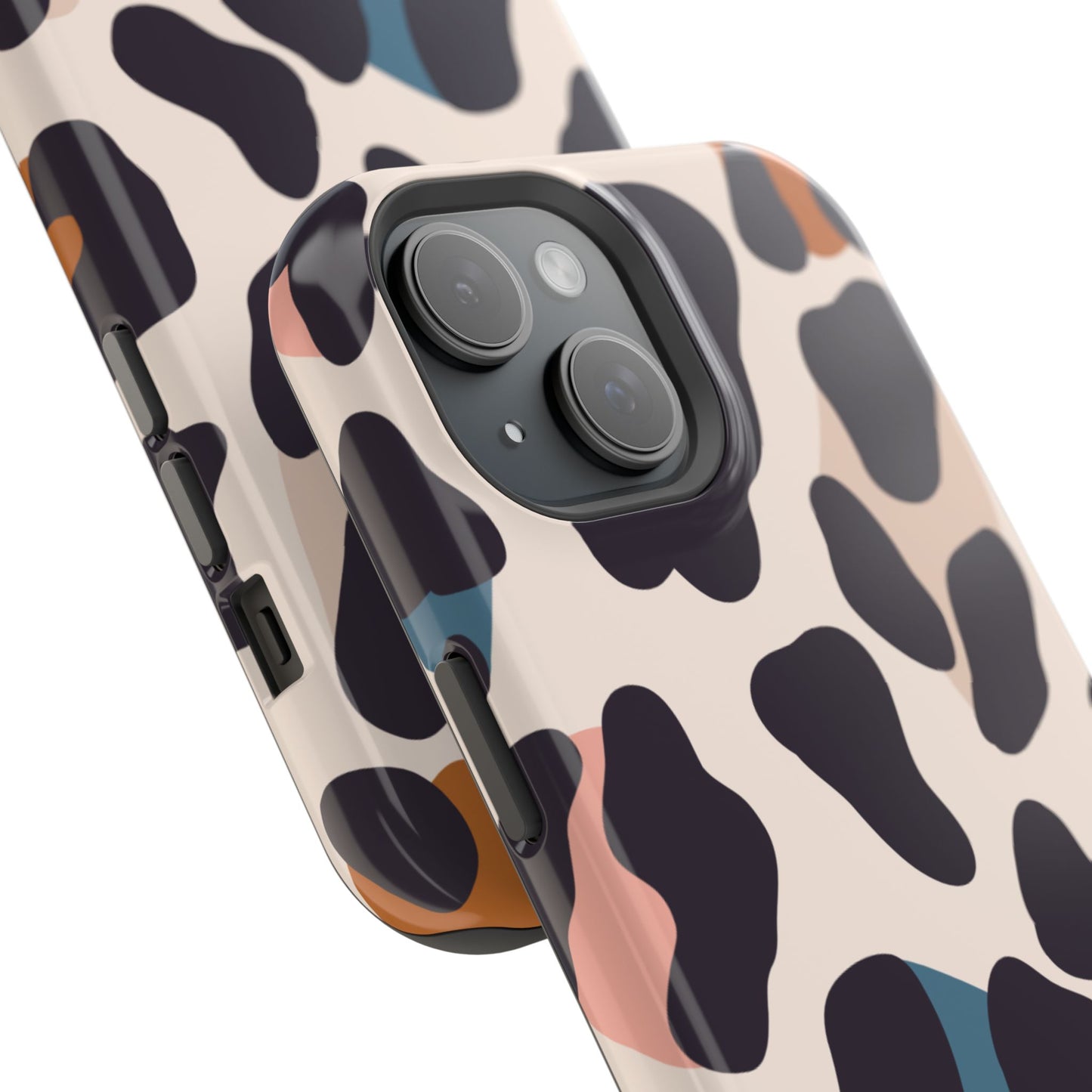 osbina | MagSafe compatible for iPhone | Leopard Luxe Color Pop Leopard Print Phone Case | Modern Muse Collection