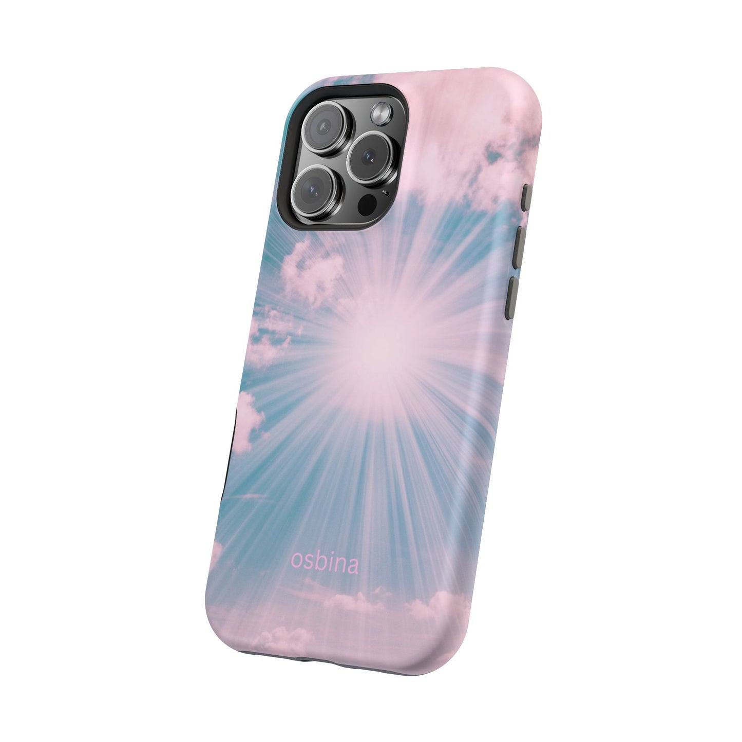 osbina | MagSafe compatible for iPhone | The Sunburst Skies Case | YAYOU Collection Supporting Shine Like Sable
