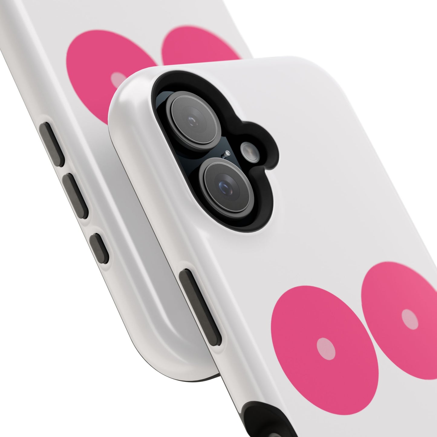 osbina | MagSafe compatible for iPhone | Limited Edition The Check Your Tatas Case in Light Pink + Soft Pink + Hot Pink | The Pink October Collection | Inspired By