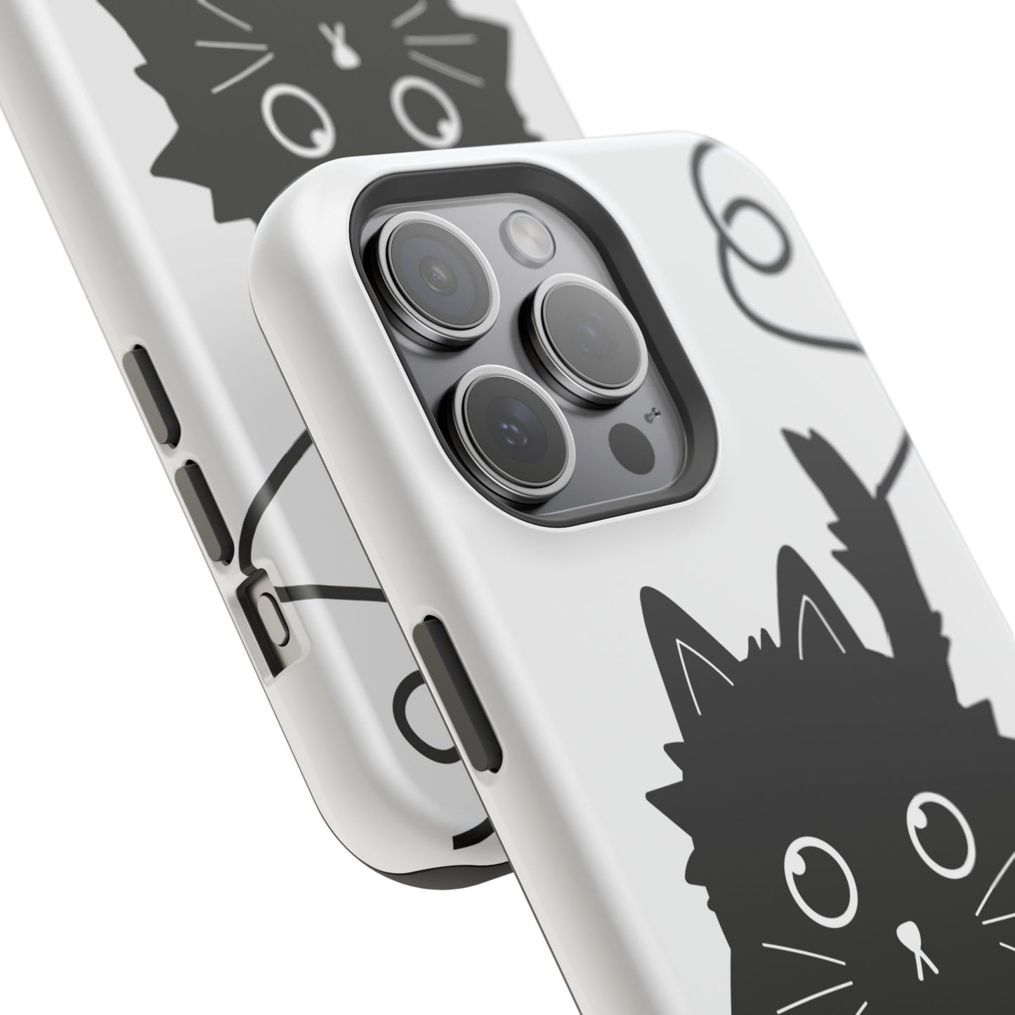 osbina | MagSafe compatible for iPhone | Midnight Couture Cat Phone Case | Season Collective Collection