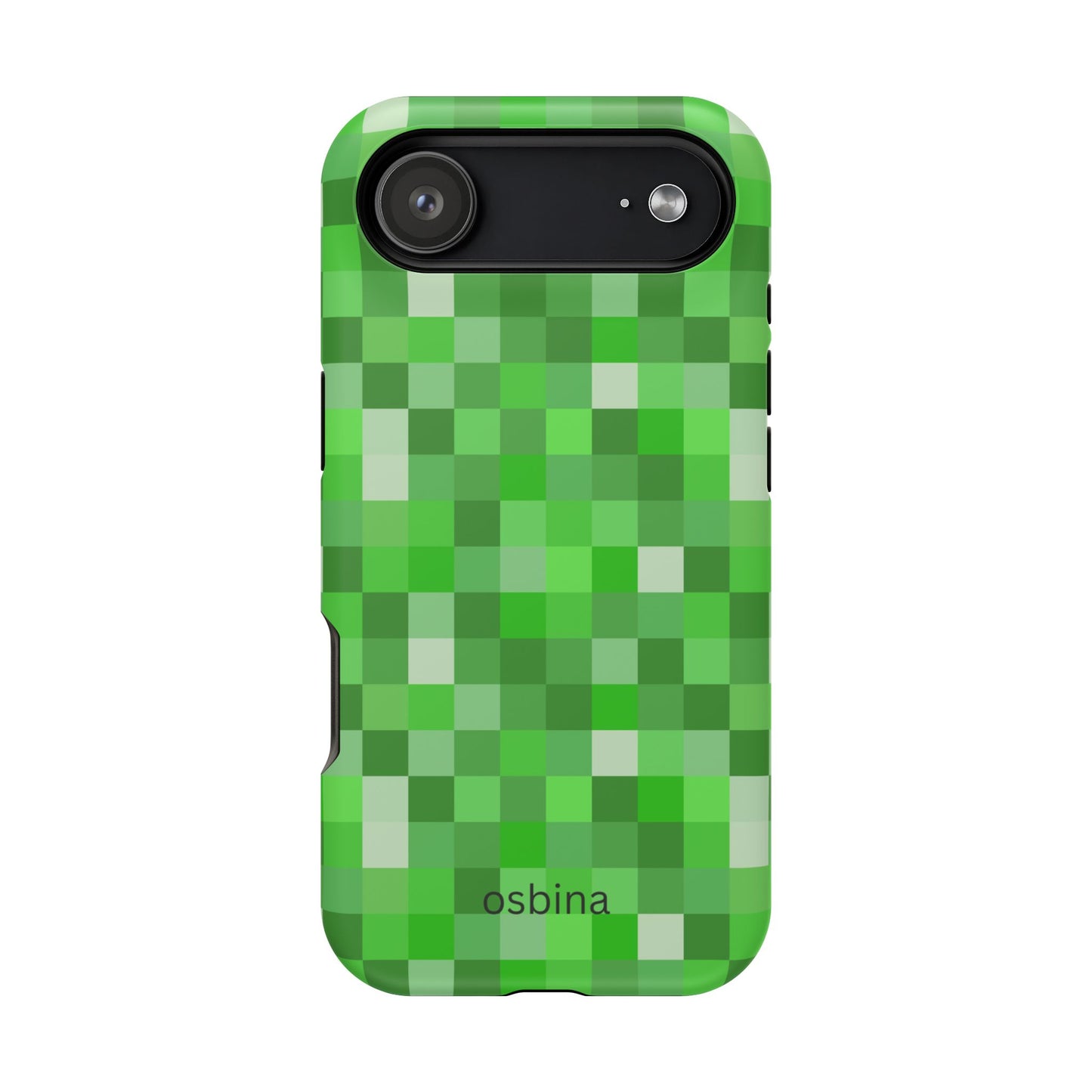 osbina | MagSafe compatible for iPhone | Mosaic Viridis Phone Case | Color Edit Collection