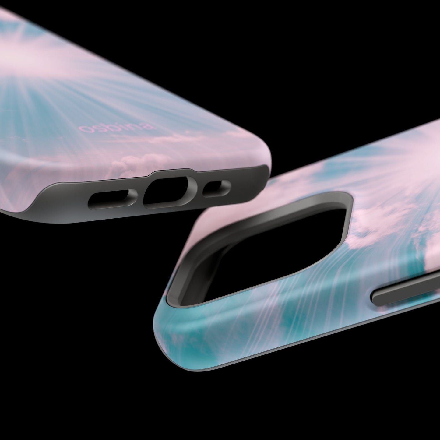 osbina | MagSafe compatible for iPhone | The Sunburst Skies Case | YAYOU Collection Supporting Shine Like Sable