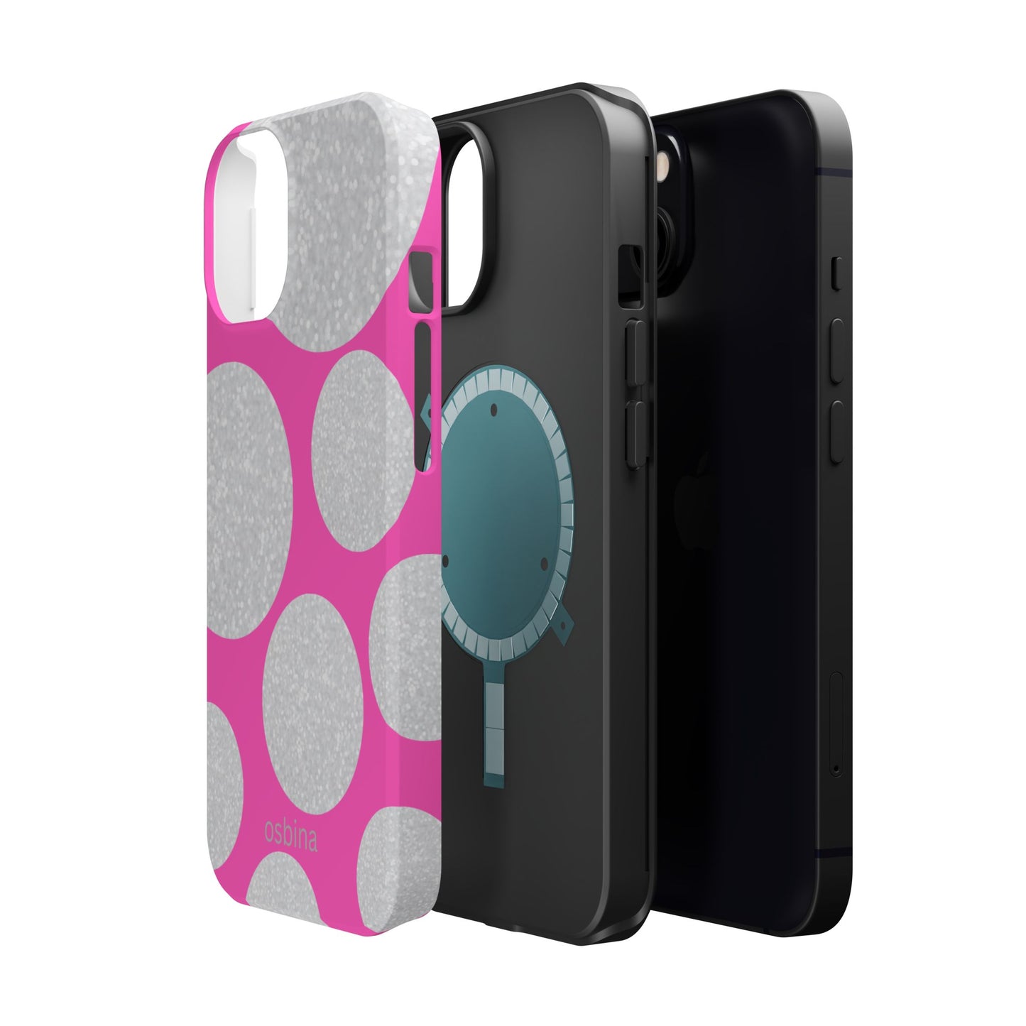 osbina | MagSafe compatible for iPhone | The Sparkling Bubbles Case | YAYOU Collection Supporting Shine Like Sable