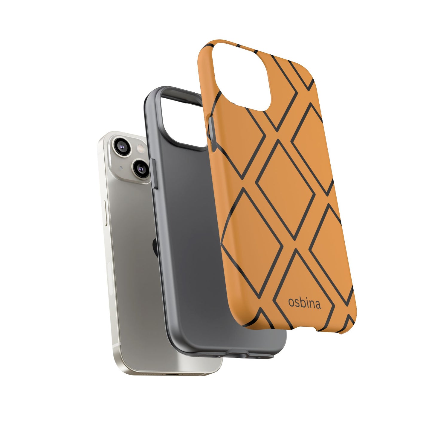 osbina | Diamonds Are Your Phone’s Best Friend — The Orange + Black Diamond Case | The Season Collective