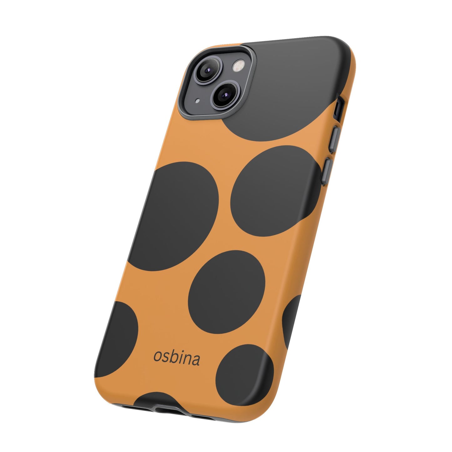 osbina | The Bubble Statement Case in Orange + Black | The Season Collective