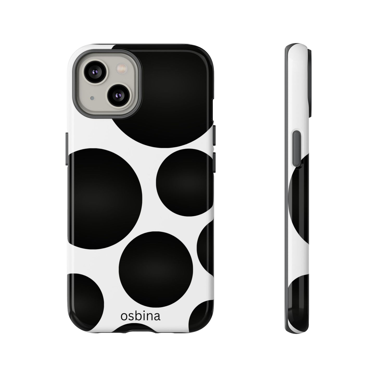 osbina | The Noir Bubbles Phone Case | Modern Muse Collection