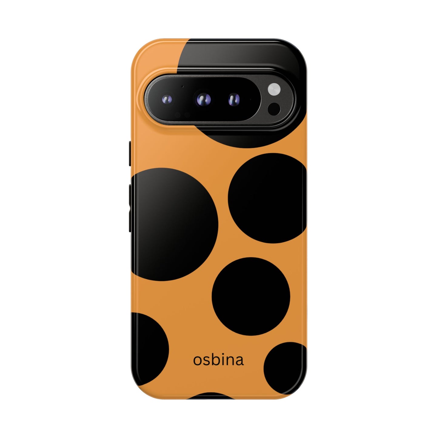osbina | The Bubble Statement Case in Orange + Black | The Season Collective
