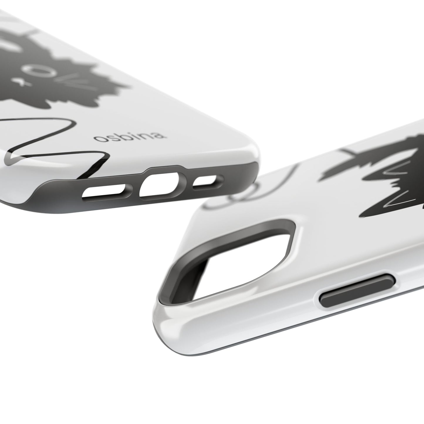 osbina | MagSafe compatible for iPhone | Midnight Couture Cat Phone Case | Season Collective Collection