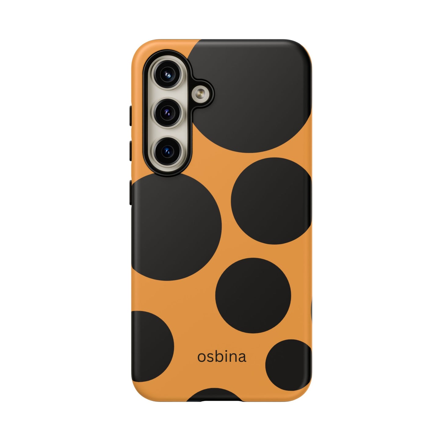 osbina | The Bubble Statement Case in Orange + Black | The Season Collective