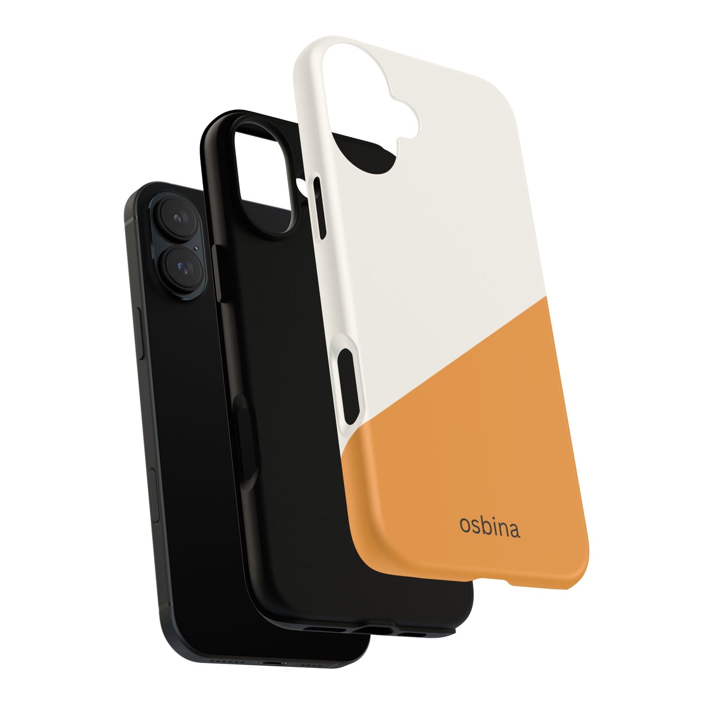 osbina | Divide & Conquer — The Orange + White Split Diagonal Case | The Season Collective