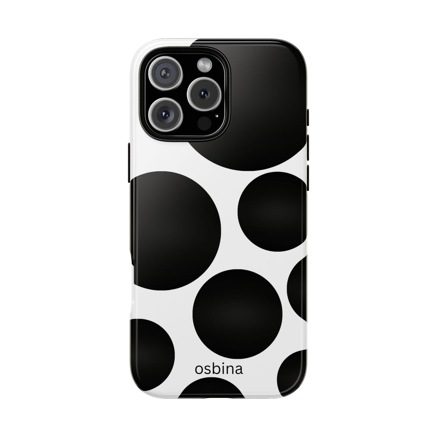 osbina | The Noir Bubbles Phone Case | Modern Muse Collection