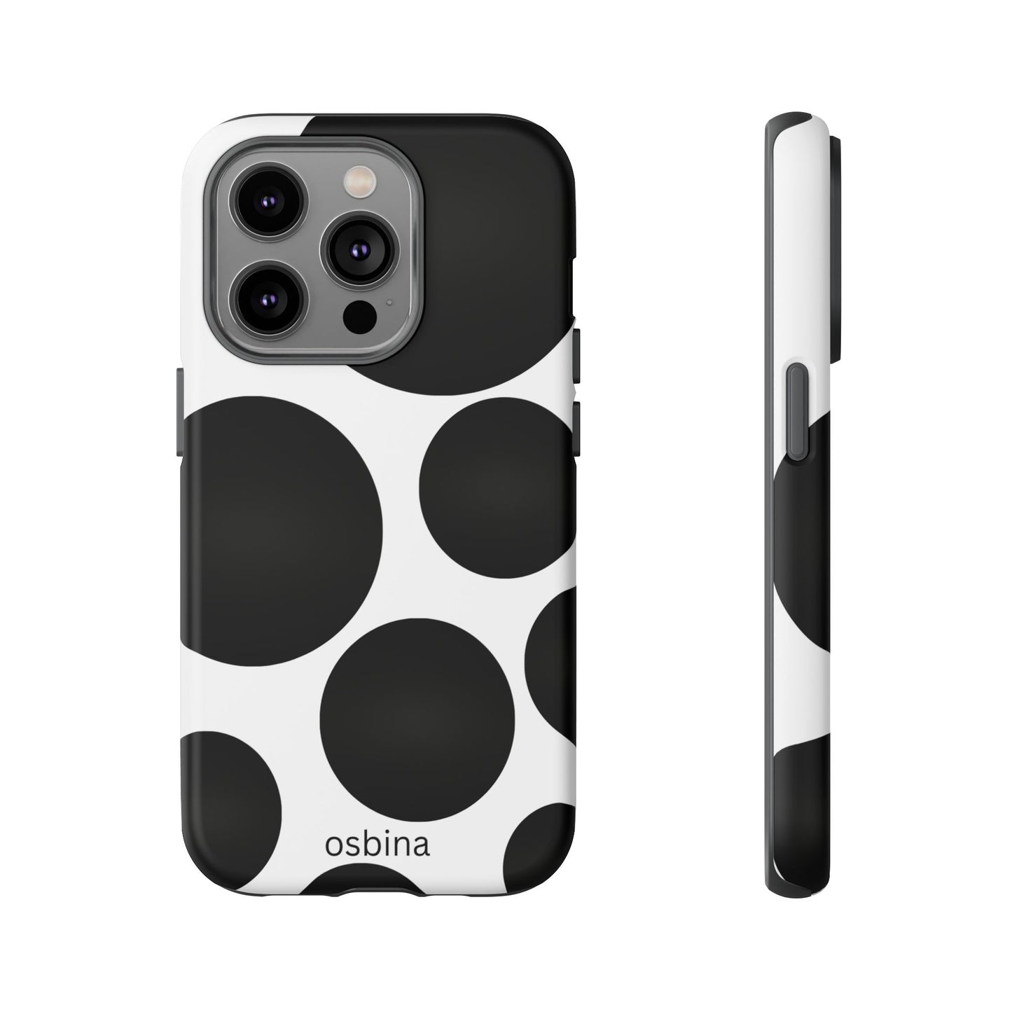 osbina | The Noir Bubbles Phone Case | Modern Muse Collection