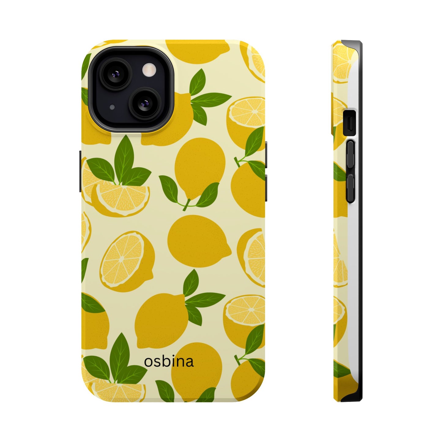 osbina | MagSafe compatible for iPhone | Limoncello Lemon Phone Case | Modern Muse Collection