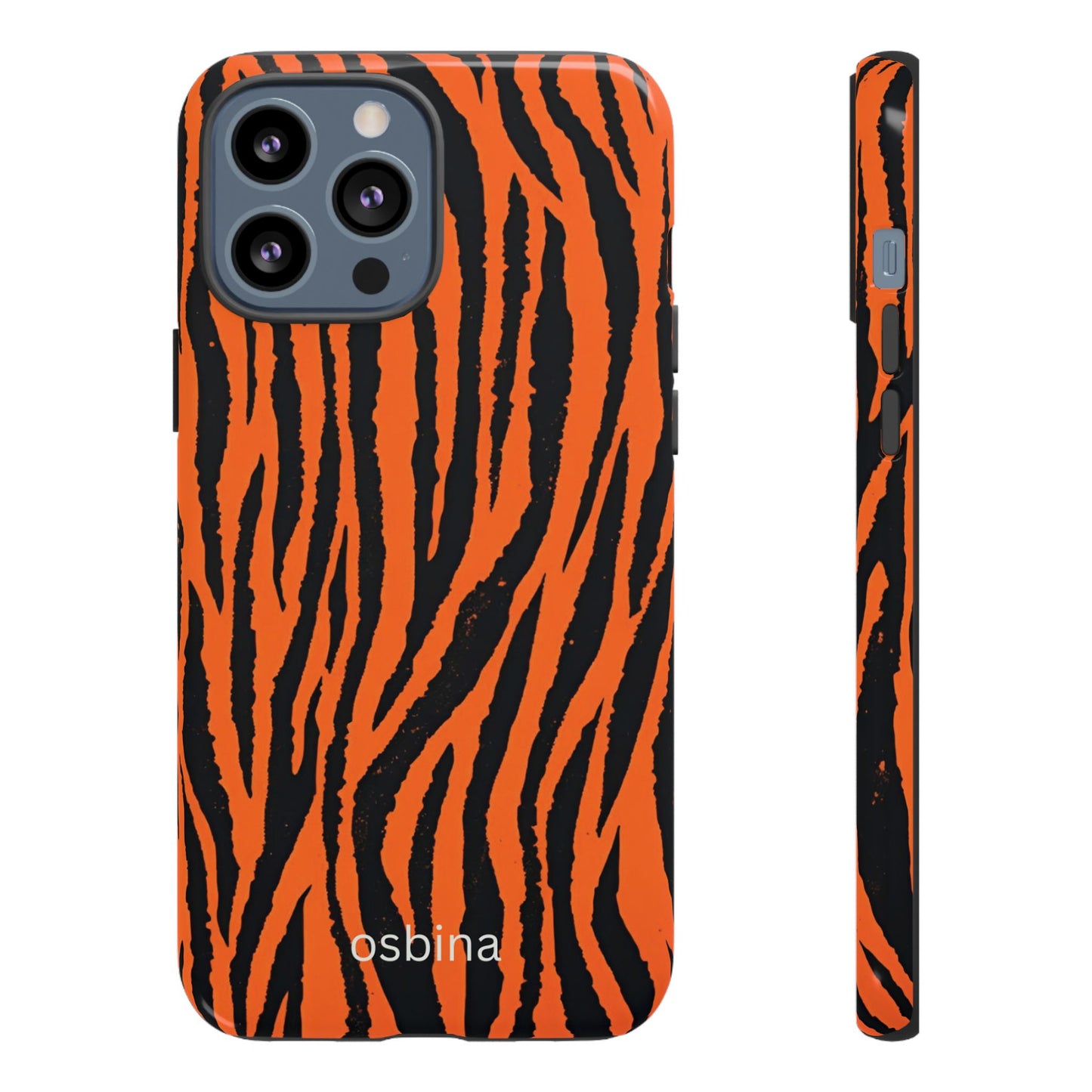 osbina | Tiger, But Make It Chic — The Bengal Stripe Case in Orange + Black | The Season Collective