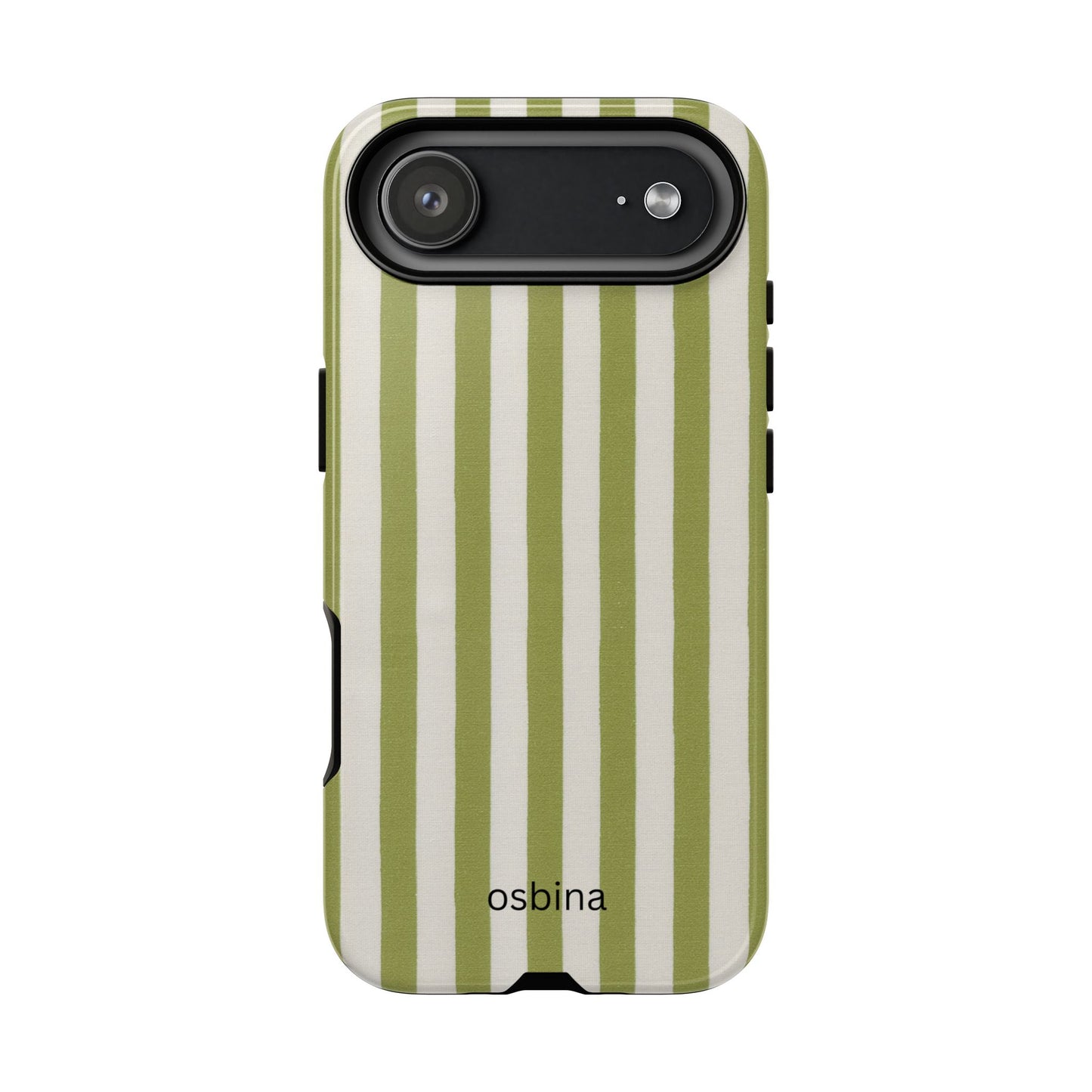 osbina | Verde Stripe Phone Case | Color Edit Collection