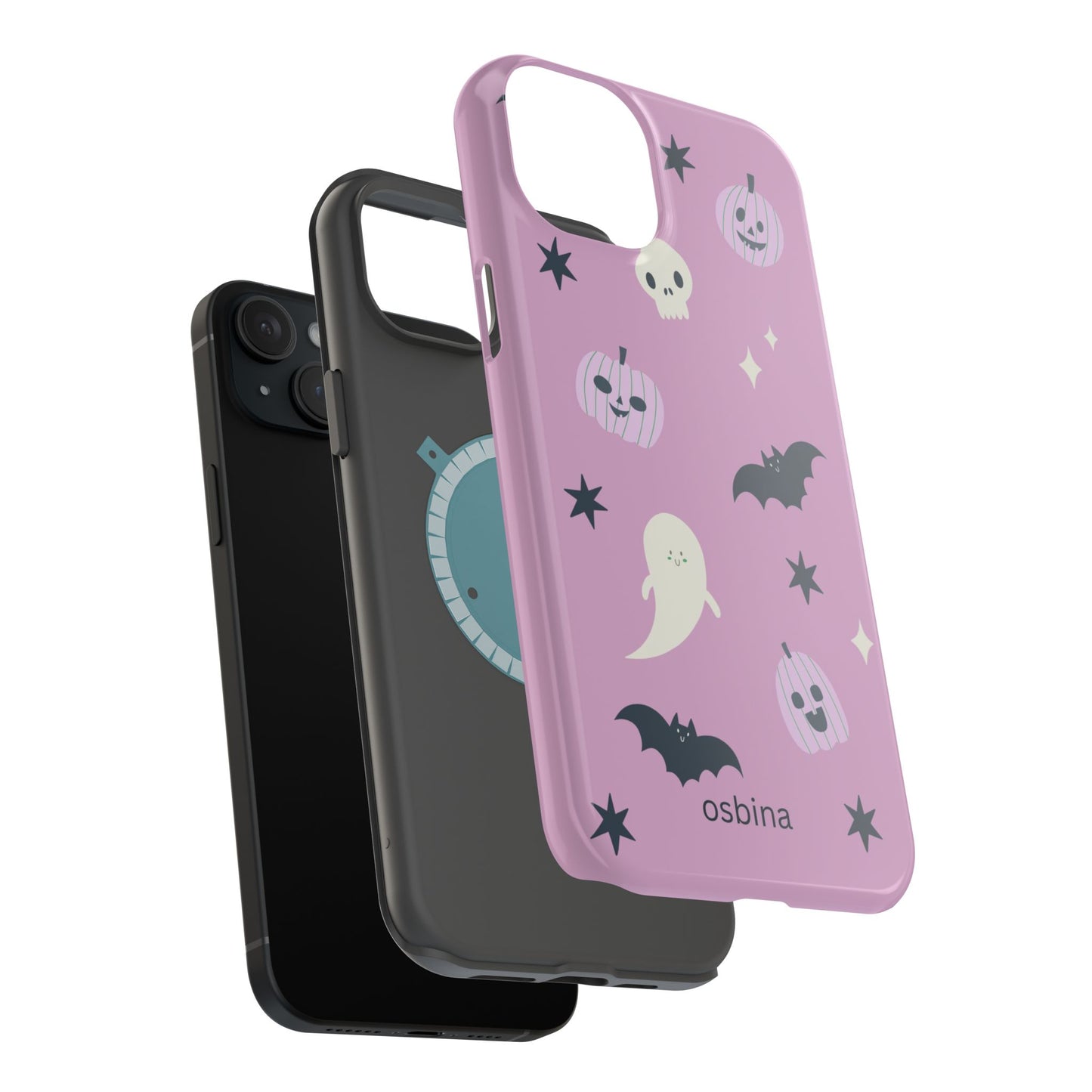 osbina | MagSafe compatible for iPhone | Blush Bewitched Limited Edition Spooky Chic Phone Case | Season Collective Collection